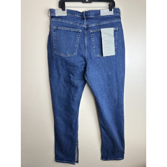 Everlane Women’s Cheeky Split-Hem Jeans High-Rise Low Stretch Size 33 NWT - Picture 5 of 14